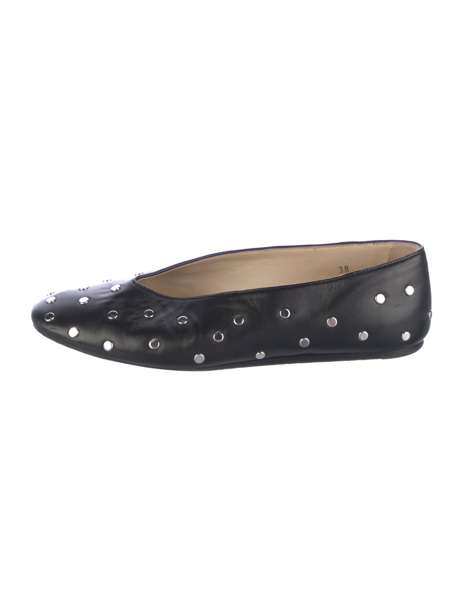 Le Monde Beryl Leather Patterned Mules