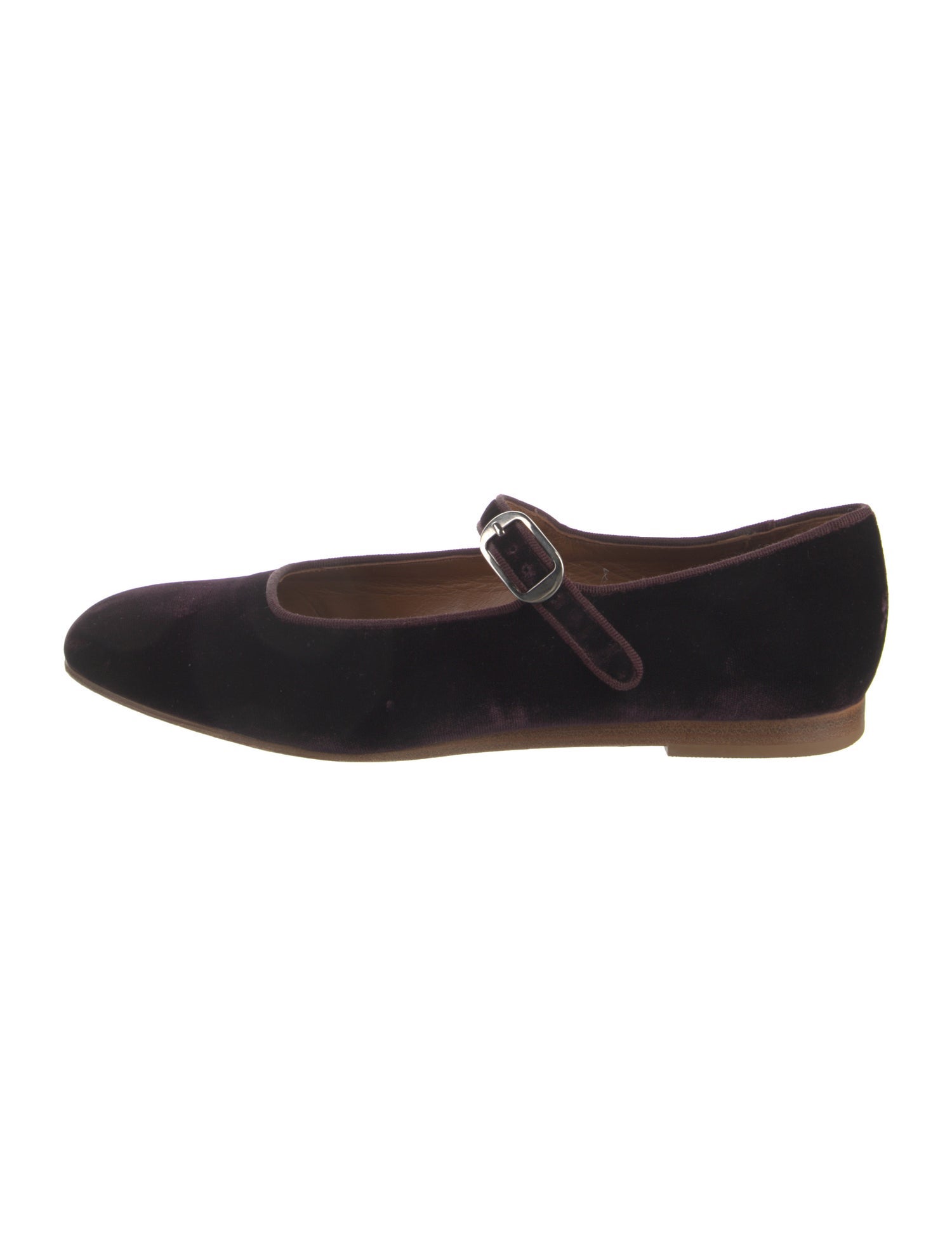 Le Monde Beryl Velvet Mary Jane Flats