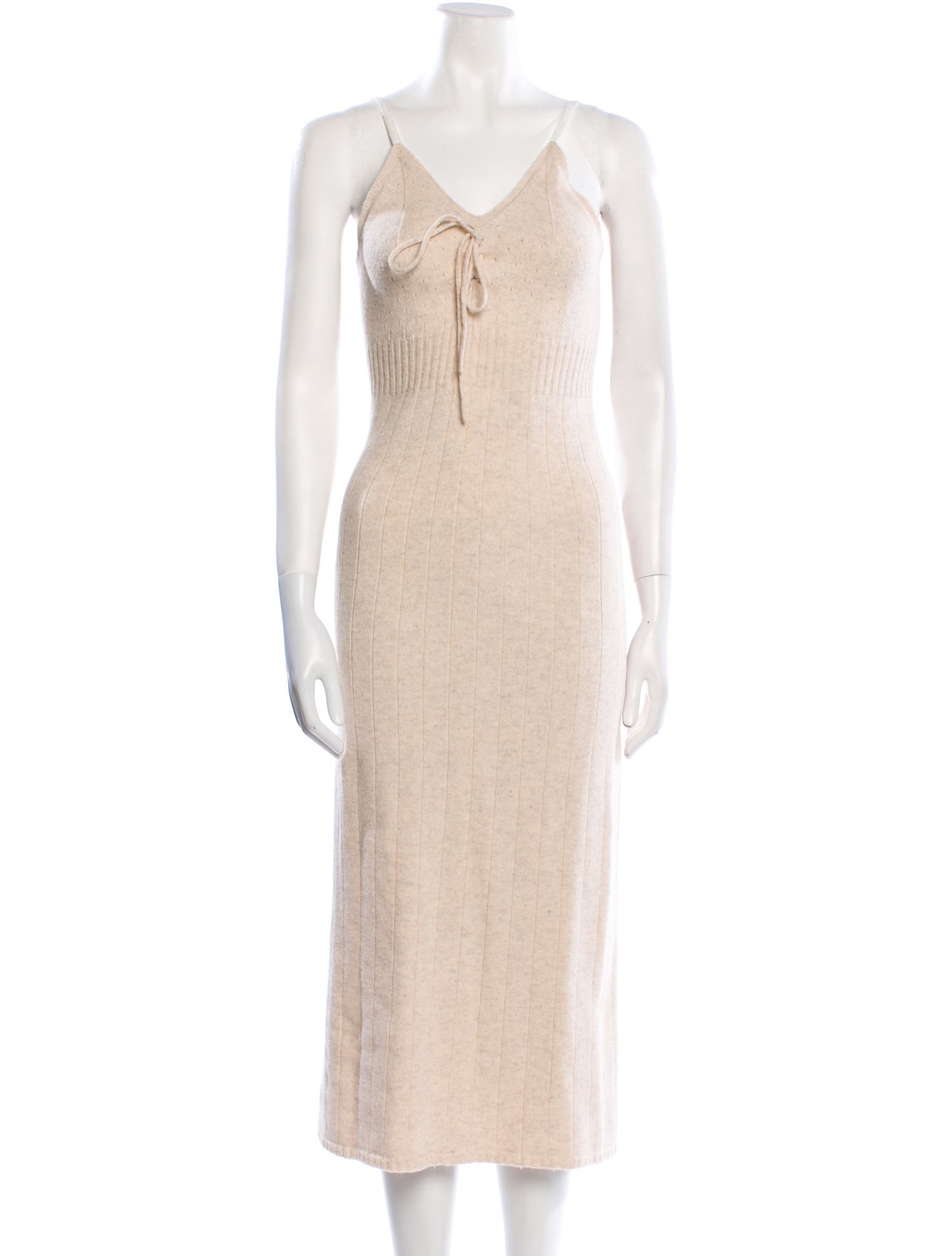 b.Fleurs Wool Long Dress