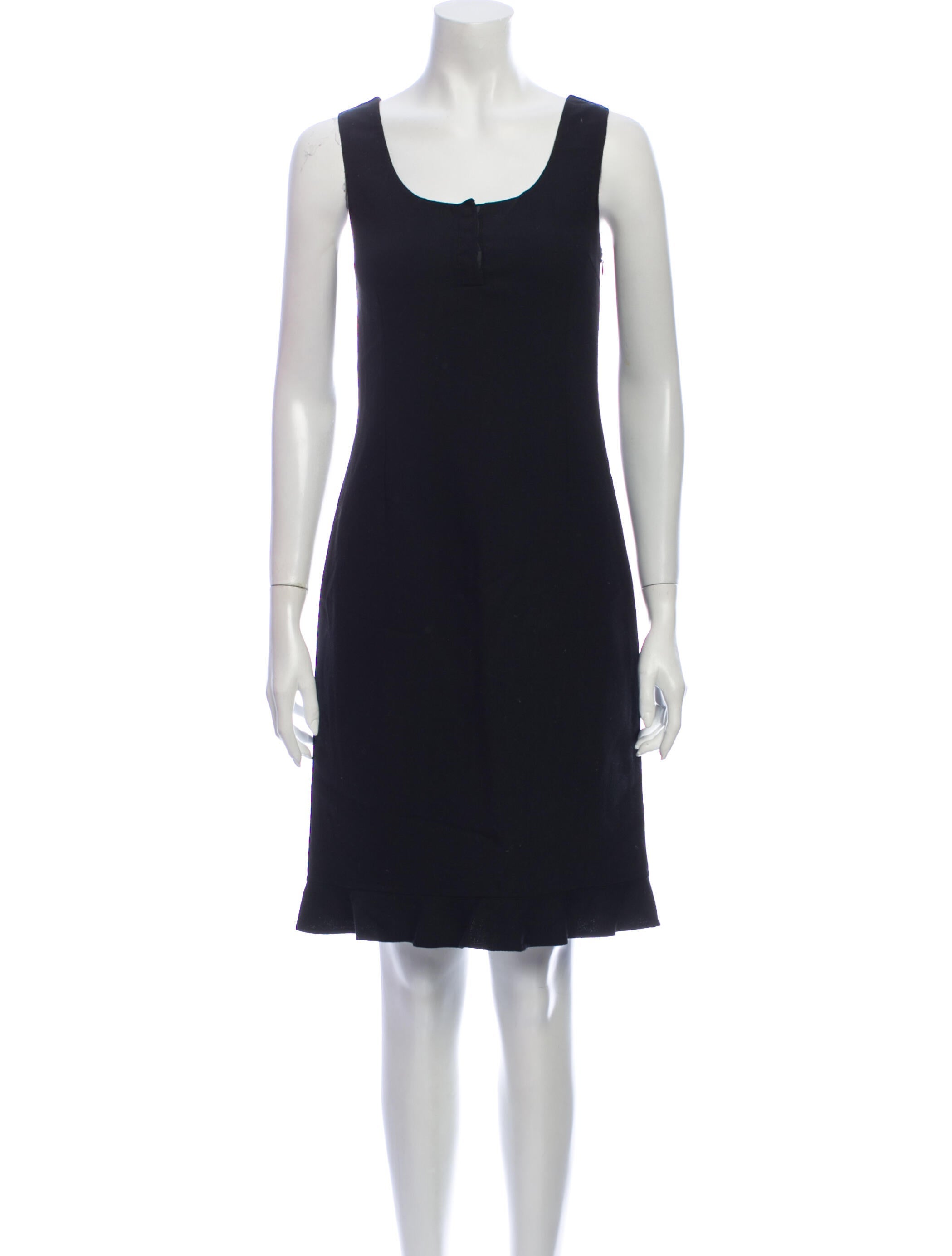 Bergdorf Goodman Wool Knee-Length Dress