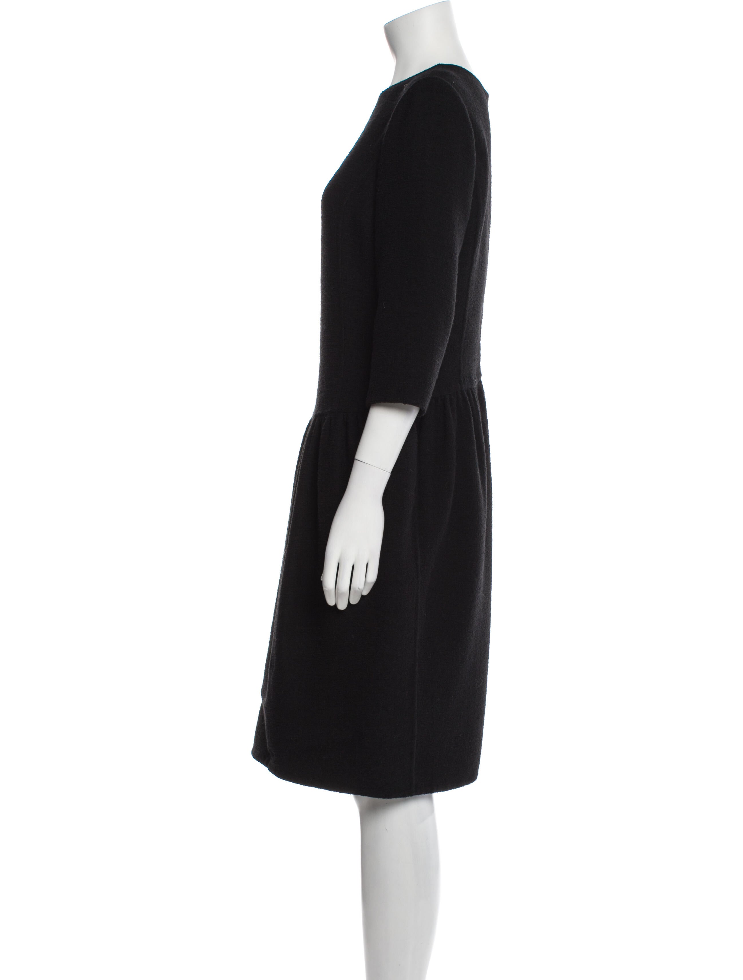 Bergdorf Goodman Crew Neck Knee-Length Dress