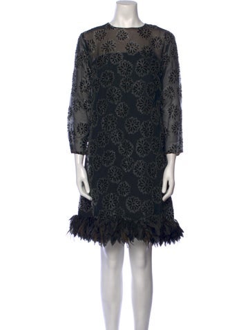 Bergdorf Goodman Dresses Vintage Knee-Length Dress L