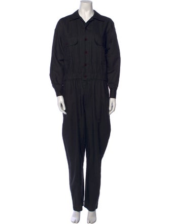 Bergdorf Goodman Linen Jumpsuit