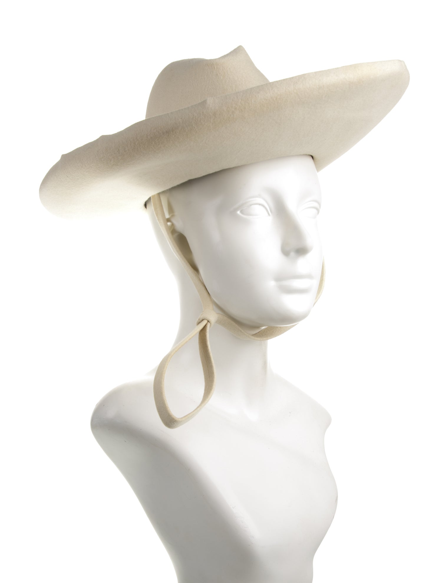 Bergdorf Goodman Wide Brim Wool Hat