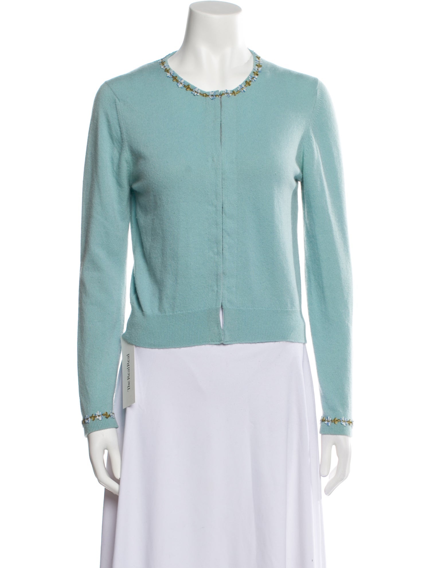 Bergdorf Goodman Cashmere Crew Neck Sweater