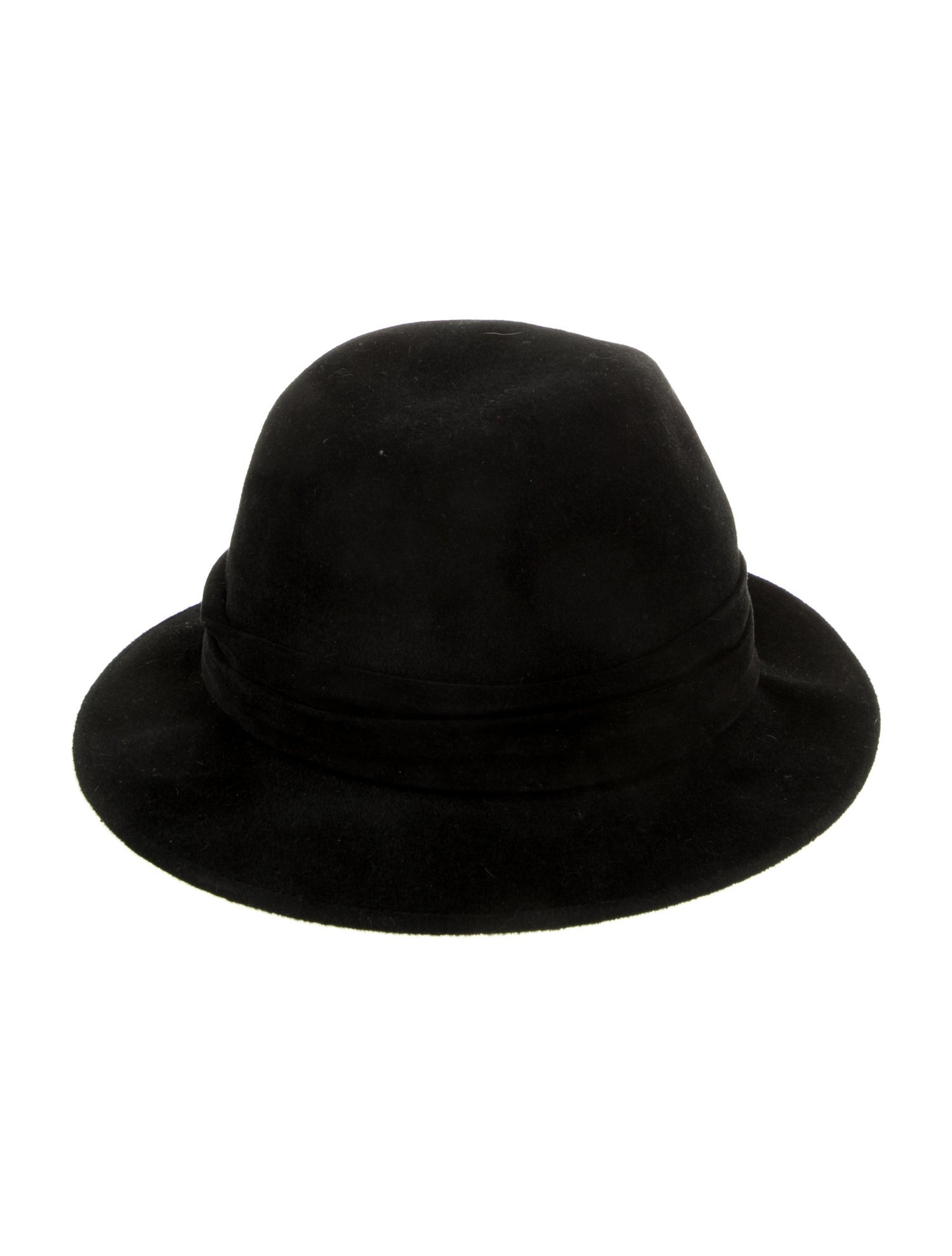 Bergdorf Goodman Velvet Fedora Hat