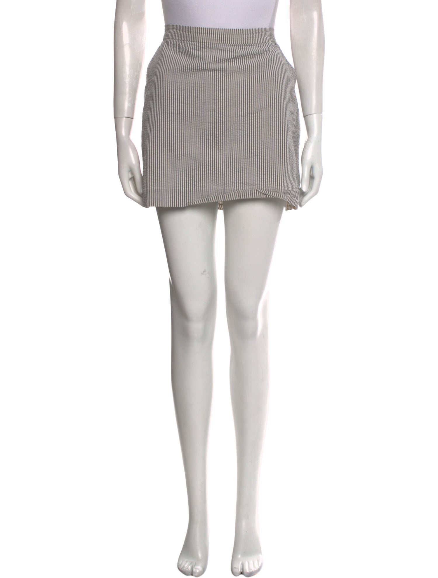 Bergdorf Goodman Striped Mini Skirt