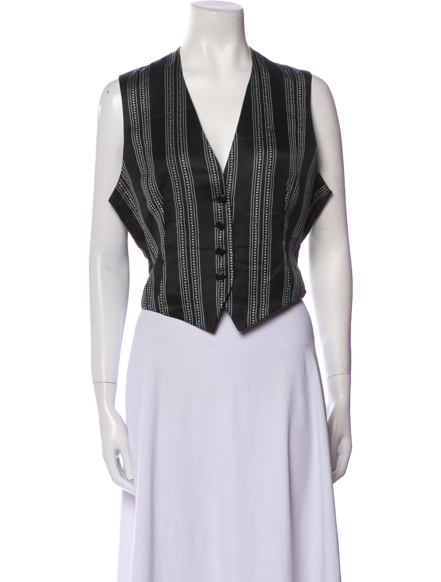 Bergdorf Goodman Striped Vest