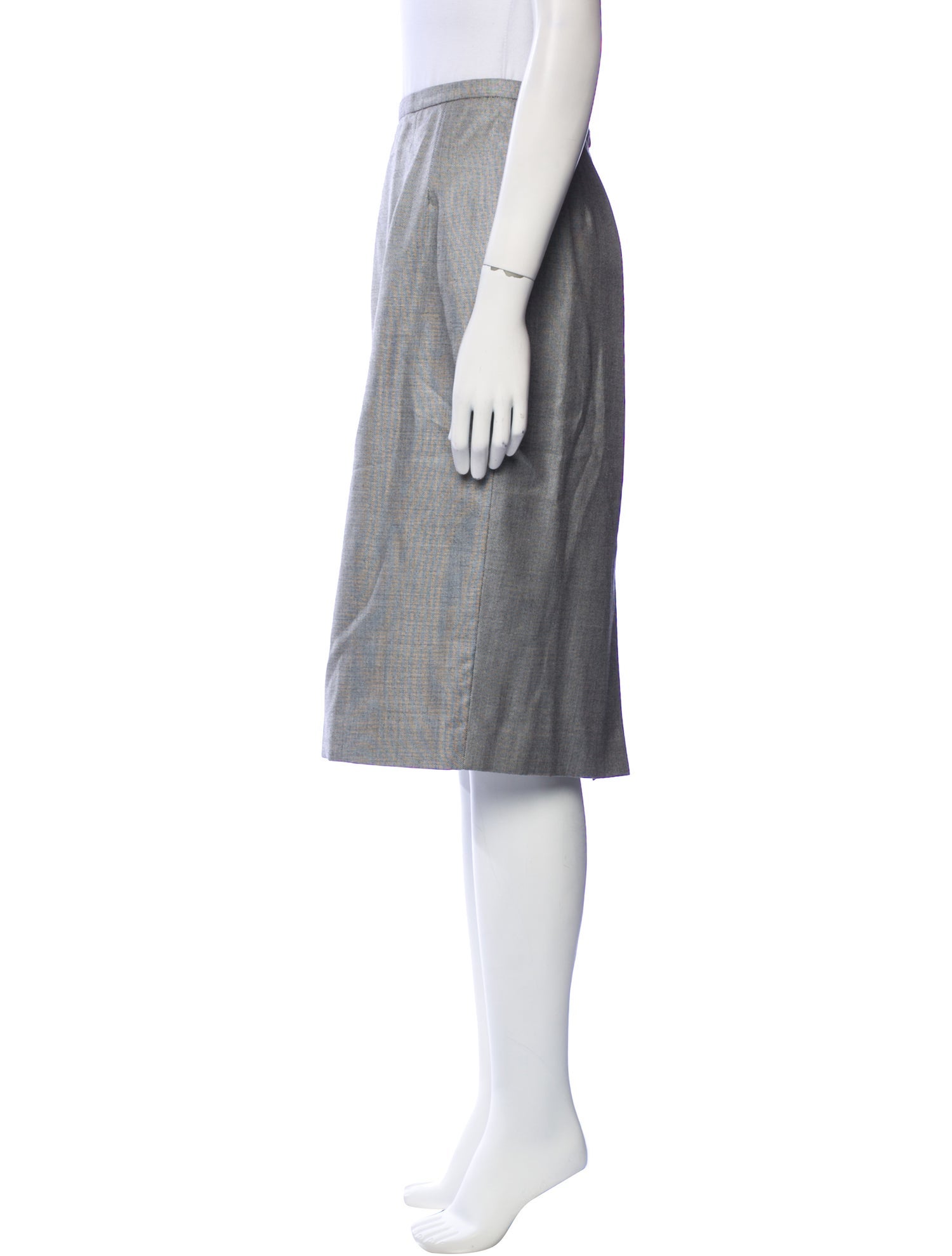 Bergdorf Goodman Silk Knee-Length Skirt