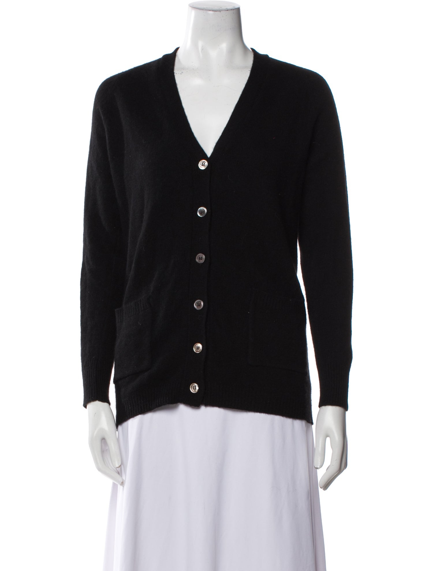 Bergdorf Goodman Cashmere V-Neck Sweater