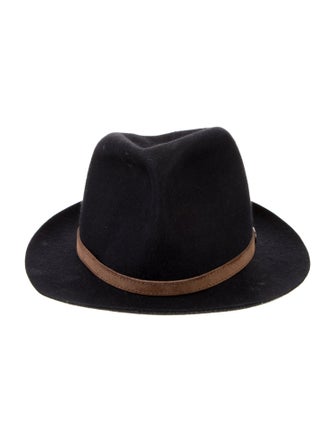 Bergdorf Goodman suede hat