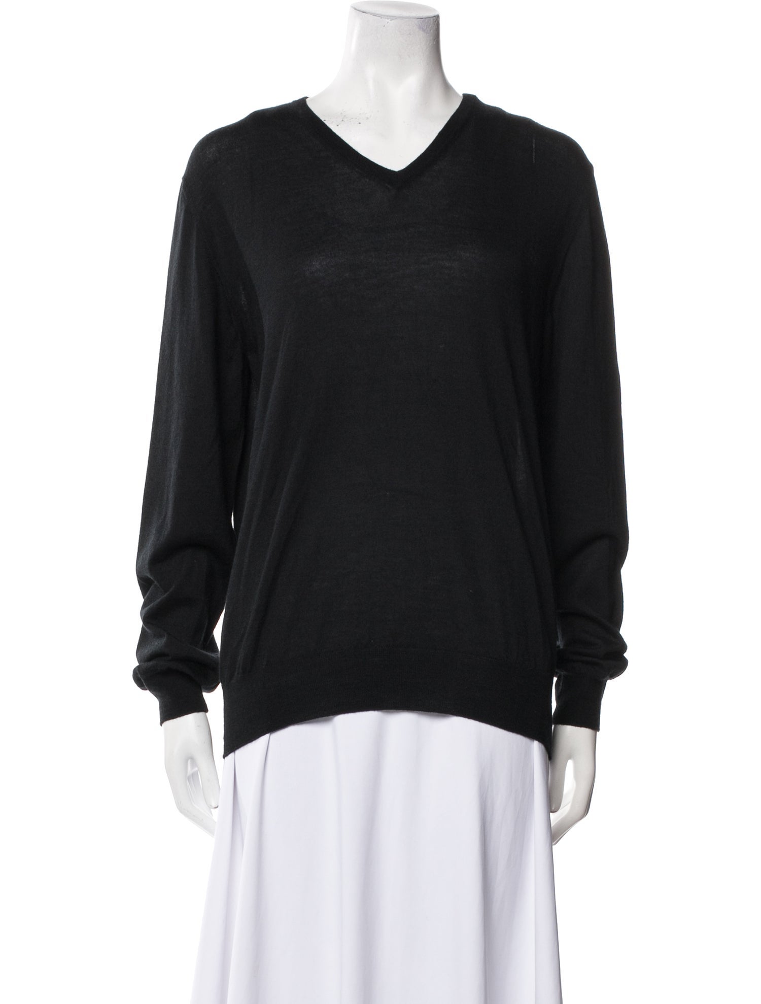 Bergdorf Goodman Cashmere V-Neck Sweater