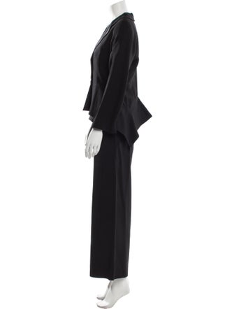 Bergdorf Goodman Virgin Wool Pant Set