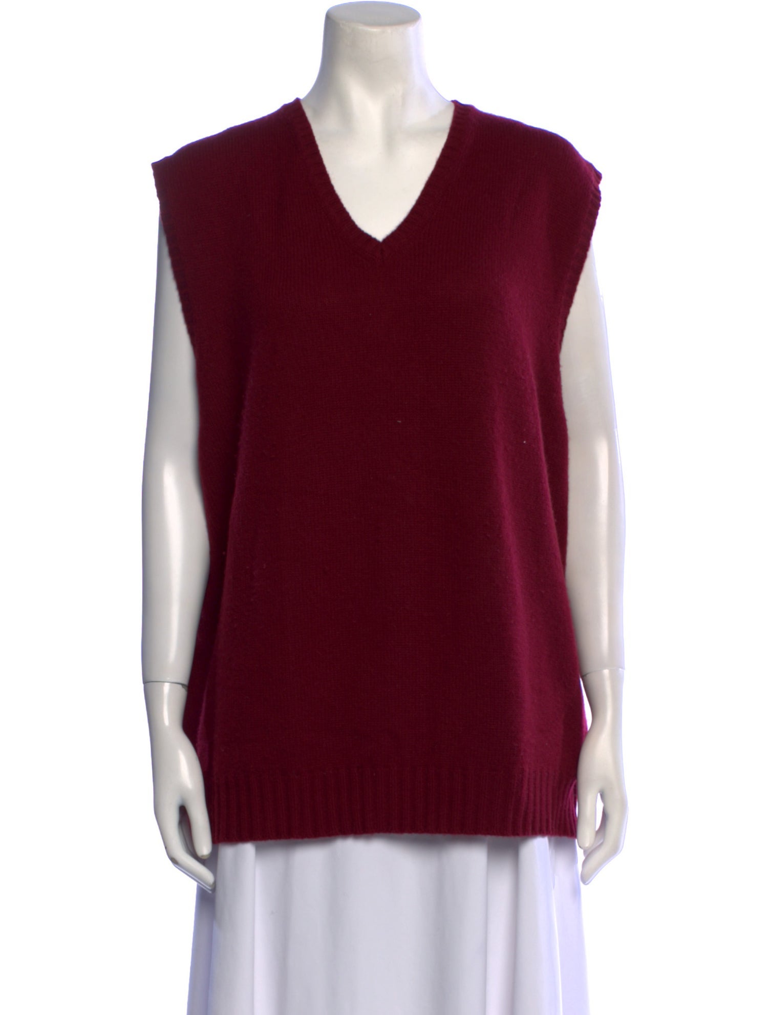 Bergdorf Goodman Cashmere V-Neck Sweater