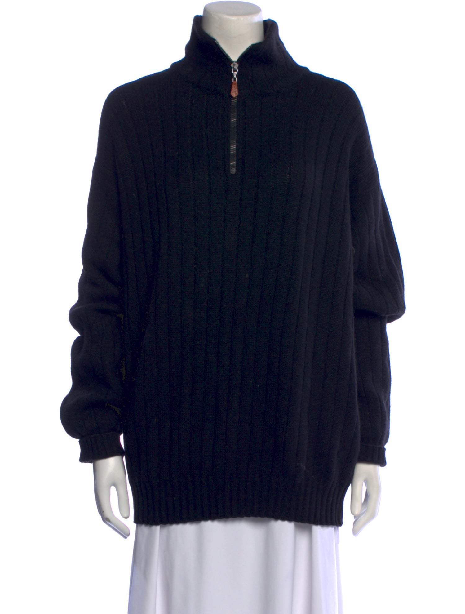 Bergdorf Goodman Cashmere Mock Neck Sweater