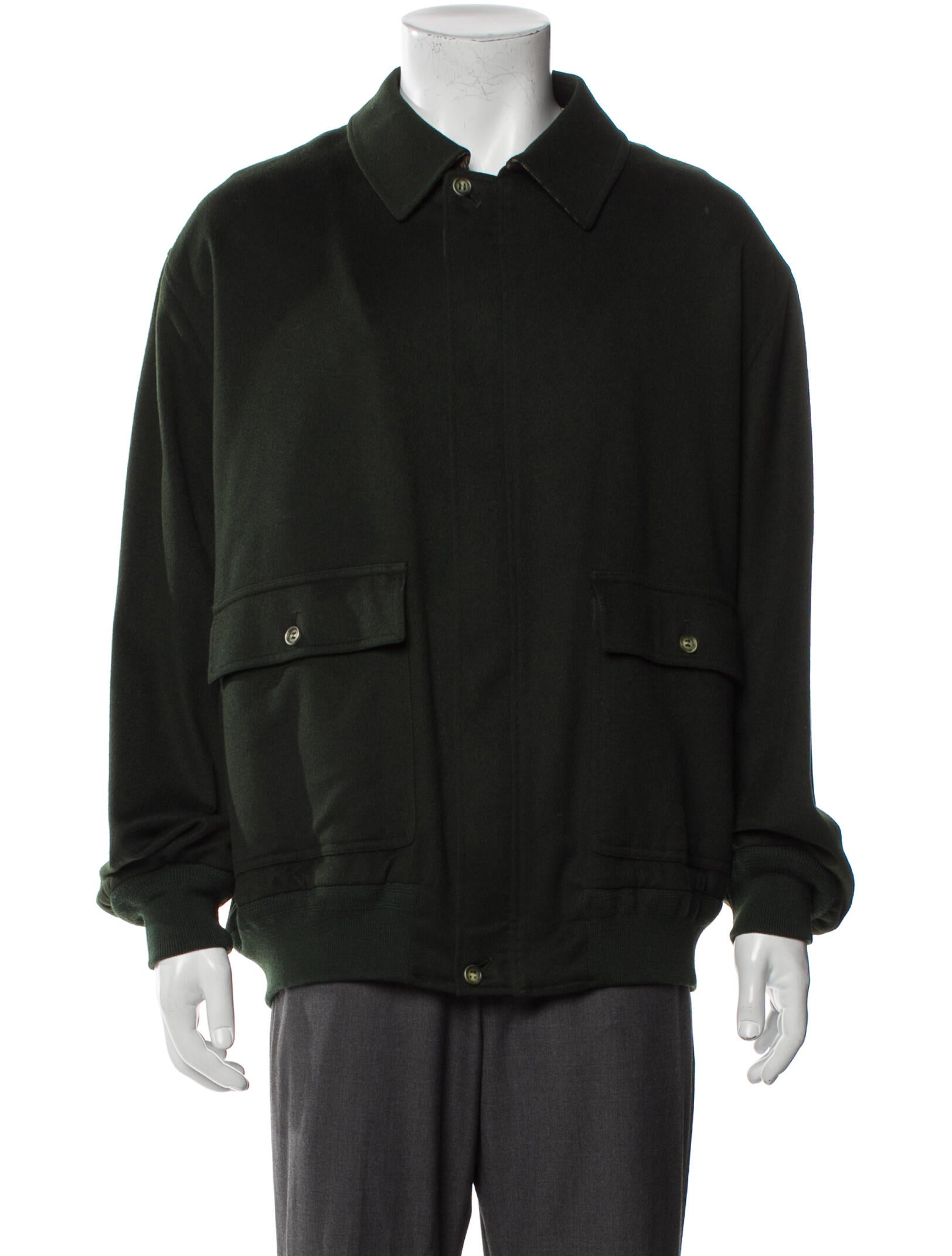 Bergdorf Goodman Wool Utility Jacket