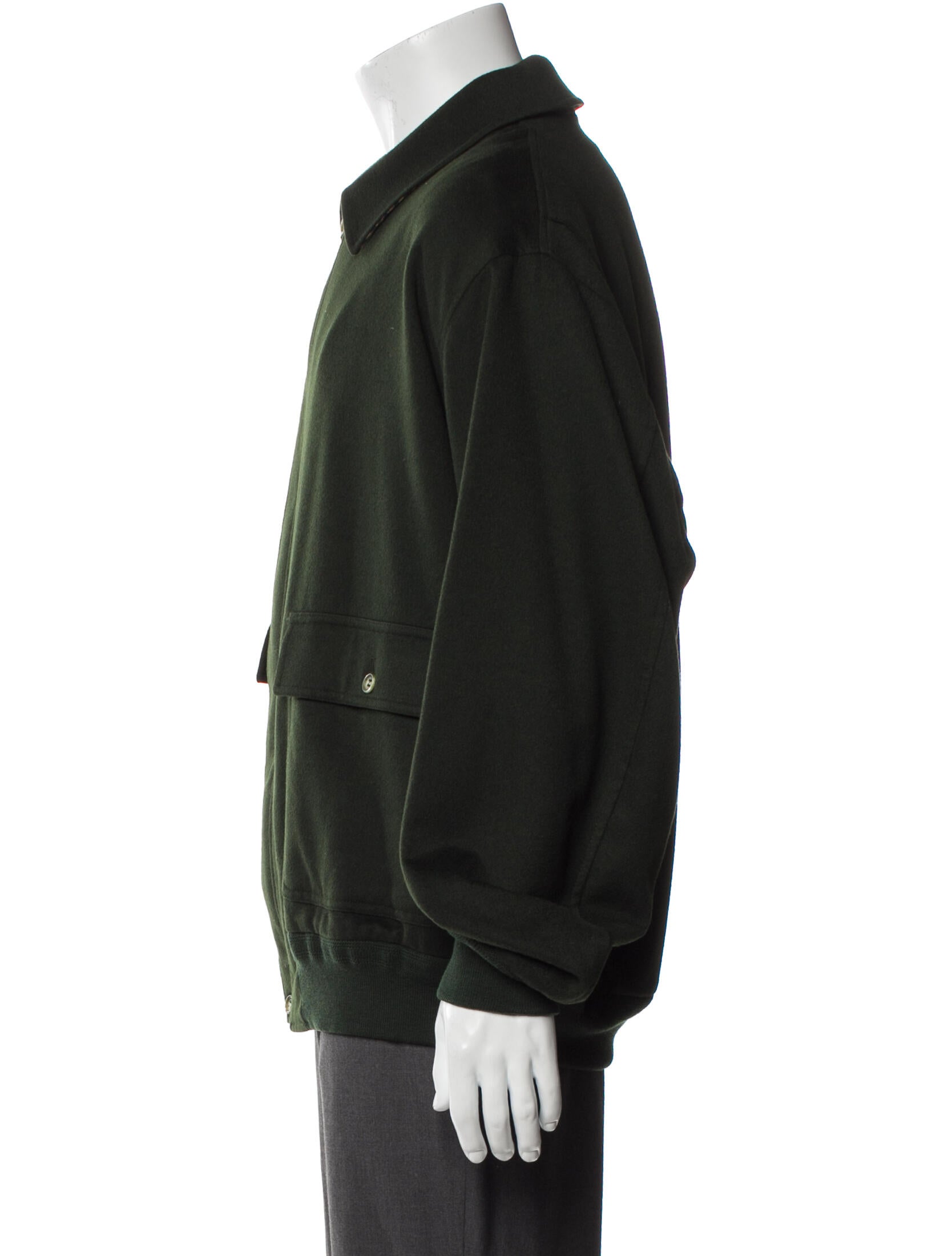 Bergdorf Goodman Wool Utility Jacket