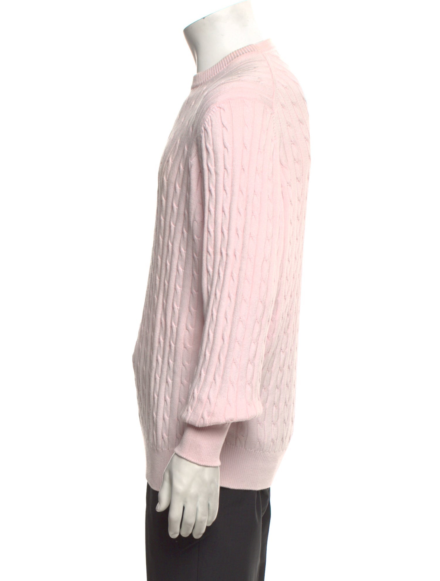 Bergdorf Goodman Crew Neck Long Sleeve Pullover
