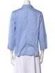 Bergdorf Goodman Three-Quarter Sleeve Button-Up Top