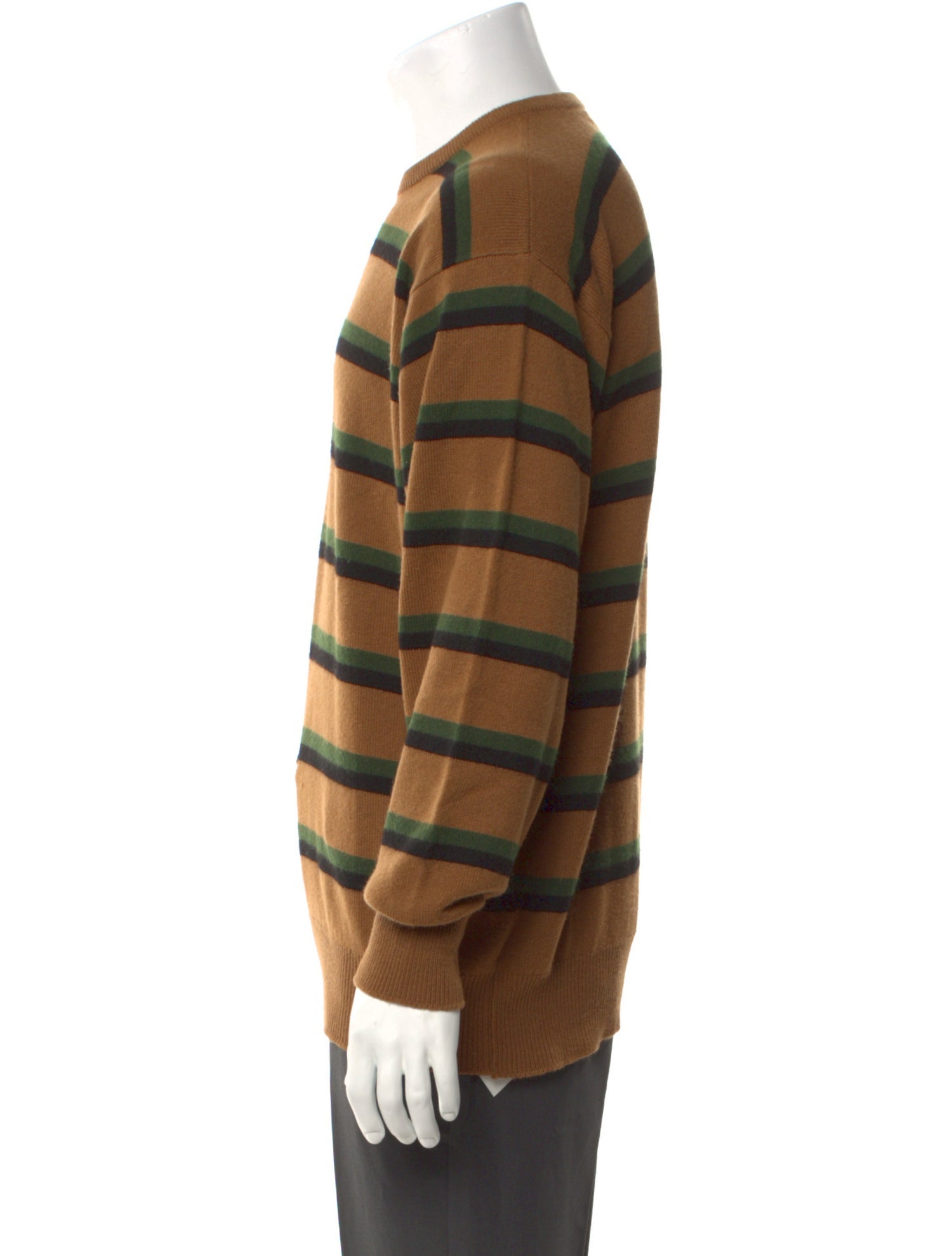 Bergdorf Goodman Cashmere Striped Pullover
