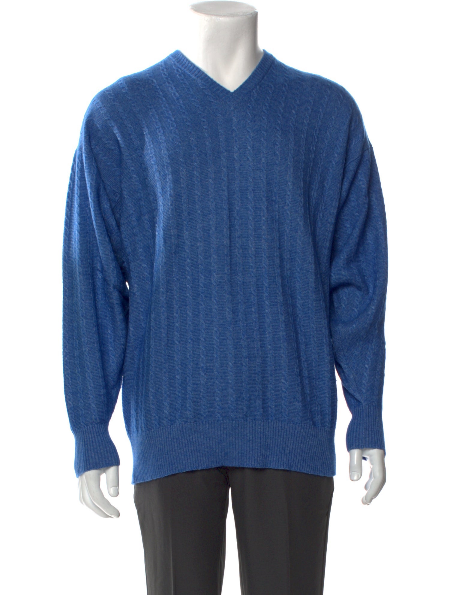 Bergdorf Goodman Silk V-Neck Pullover