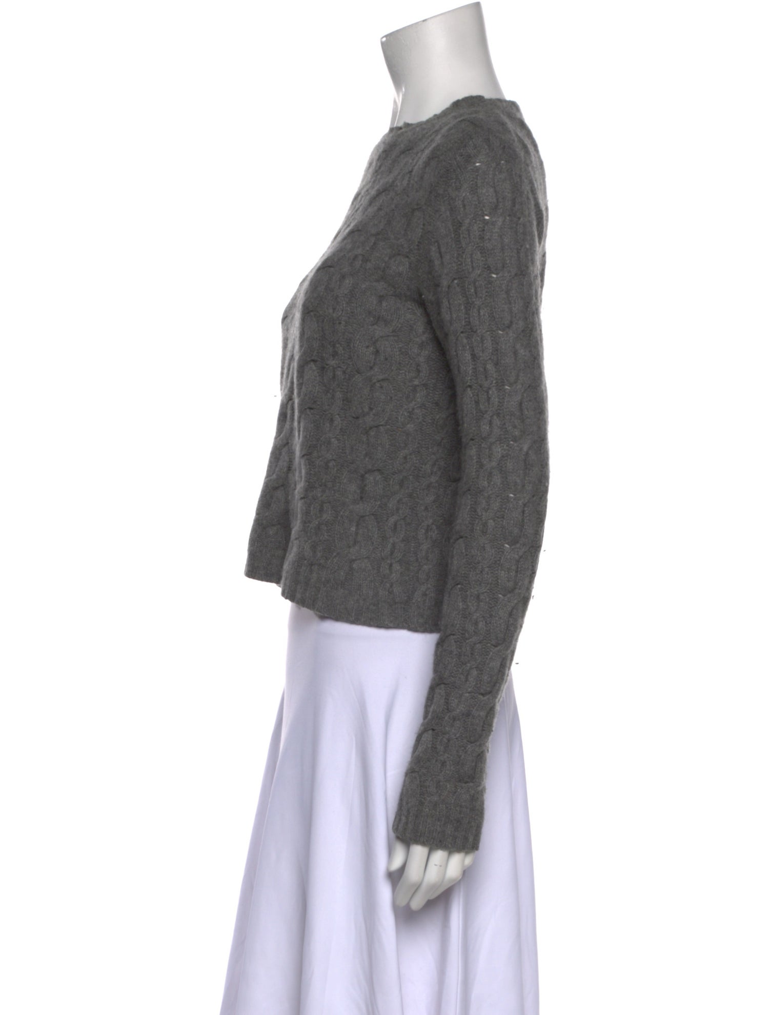 Bergdorf Goodman Cashmere Crew Neck Sweater