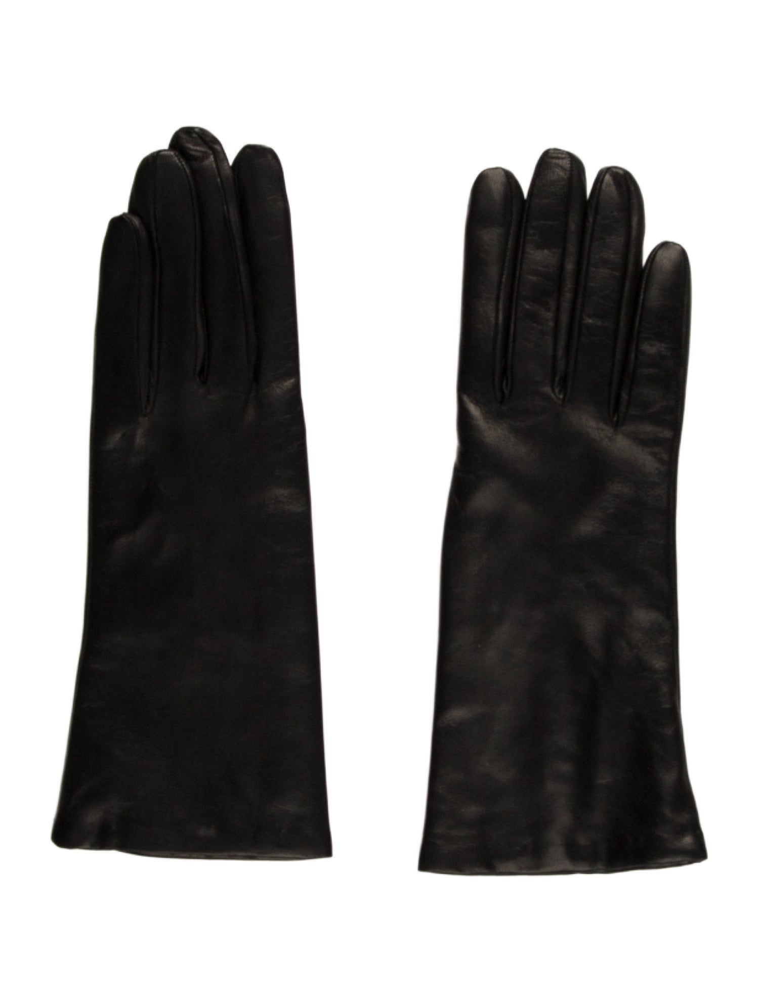 Bergdorf Goodman Leather Winter Gloves