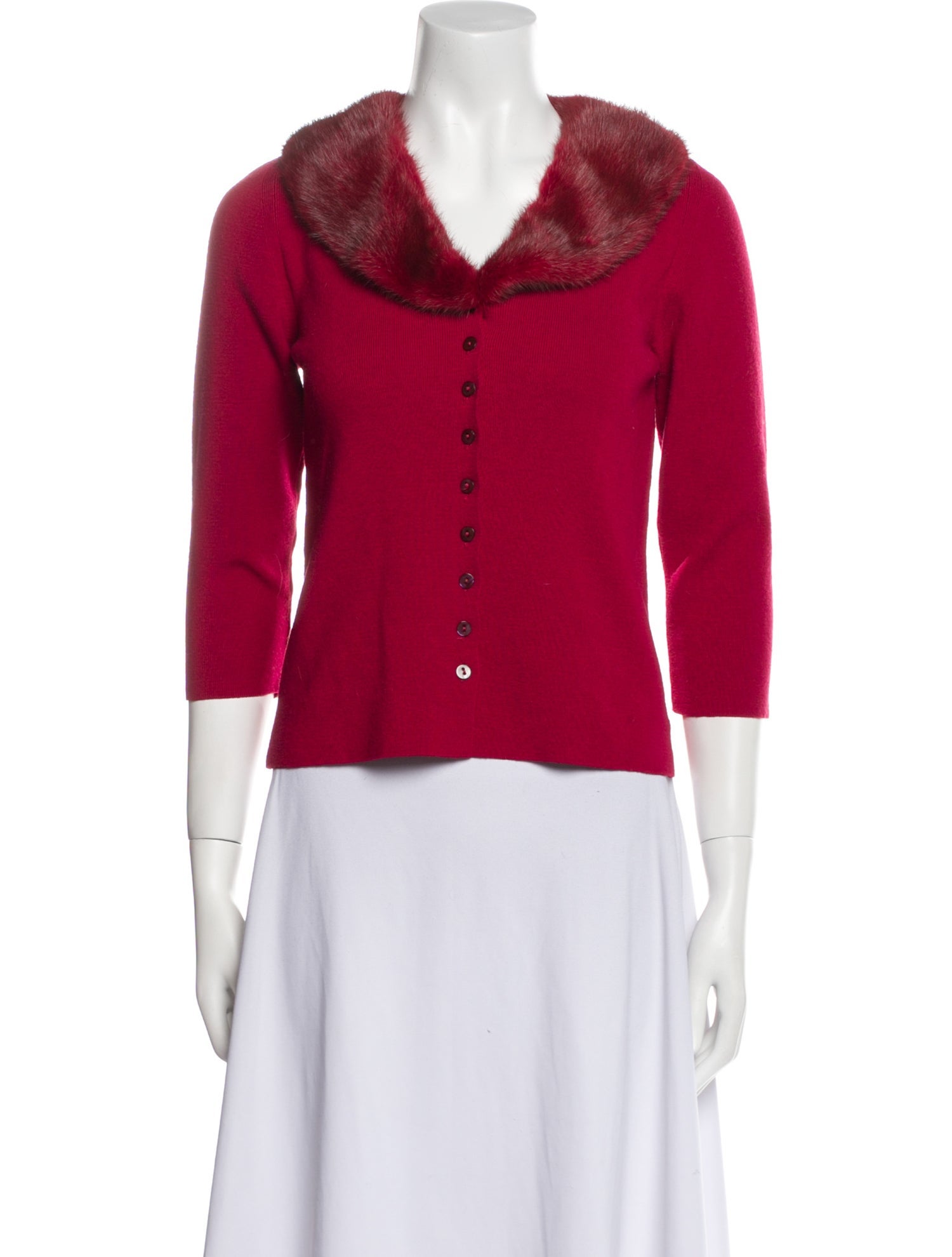 Bergdorf Goodman Vintage Merino Wool Fur Jacket