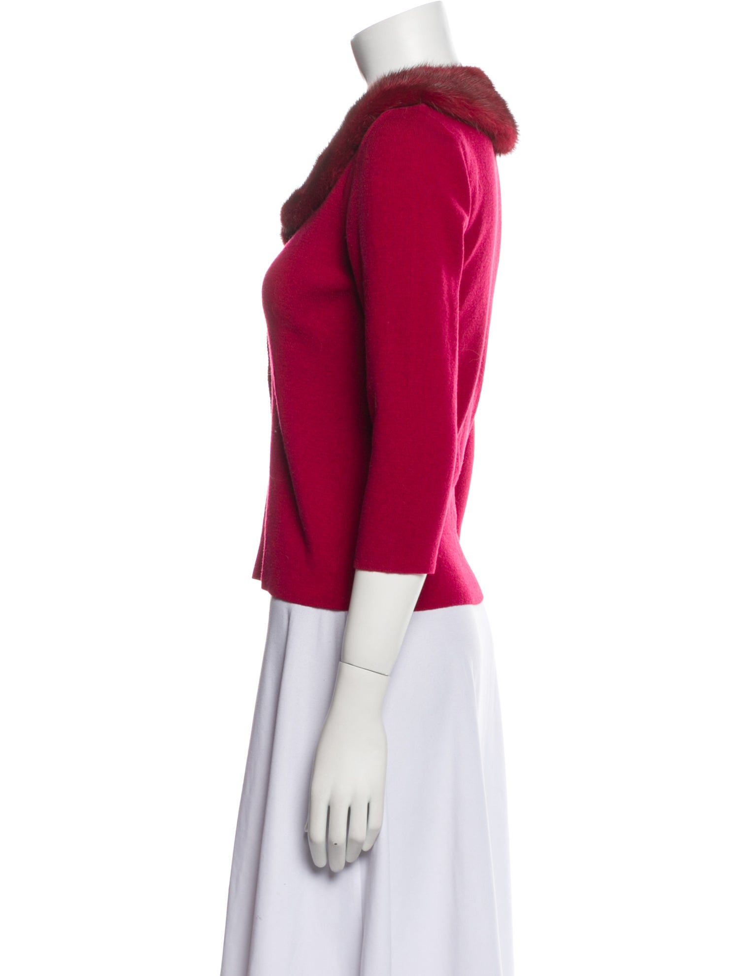 Bergdorf Goodman Vintage Merino Wool Fur Jacket