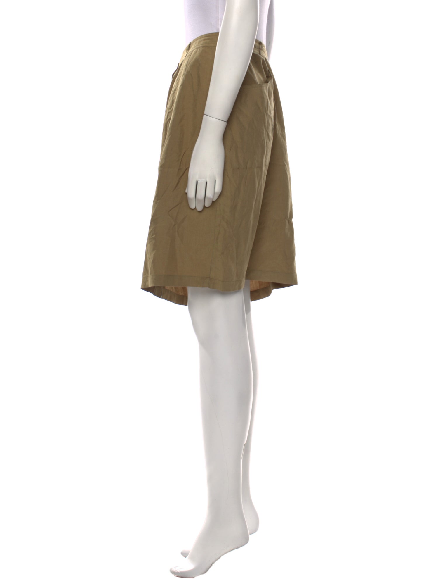 Bergdorf Goodman Silk Knee-Length Skirt