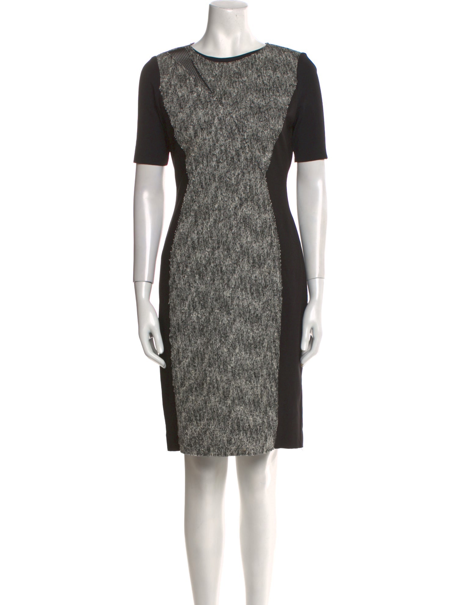 Bergdorf Goodman Crew Neck Knee-Length Dress
