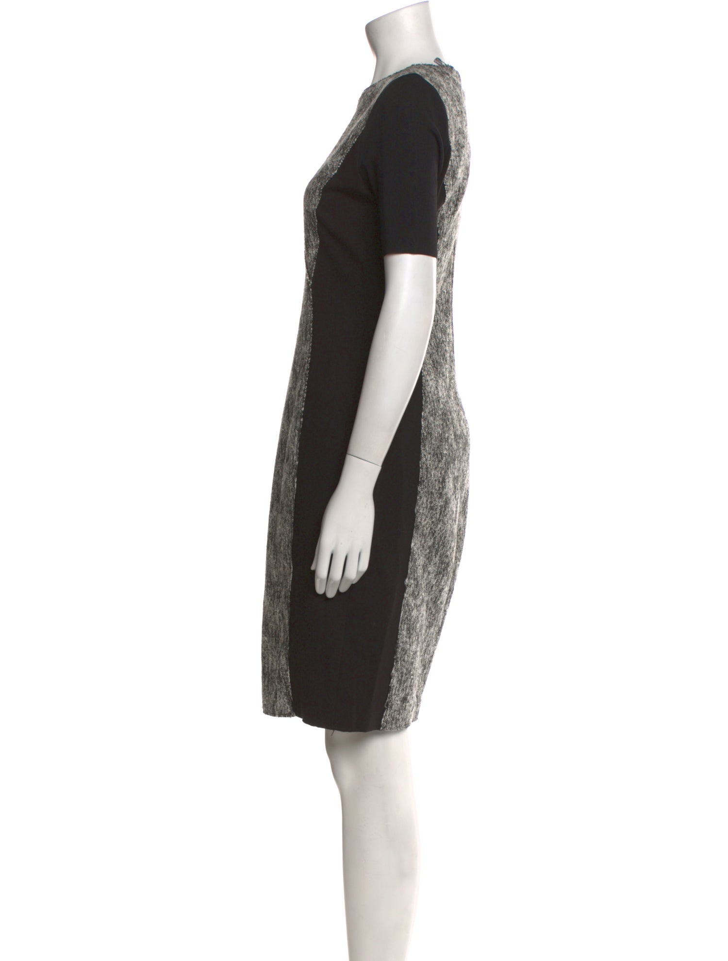 Bergdorf Goodman Crew Neck Knee-Length Dress