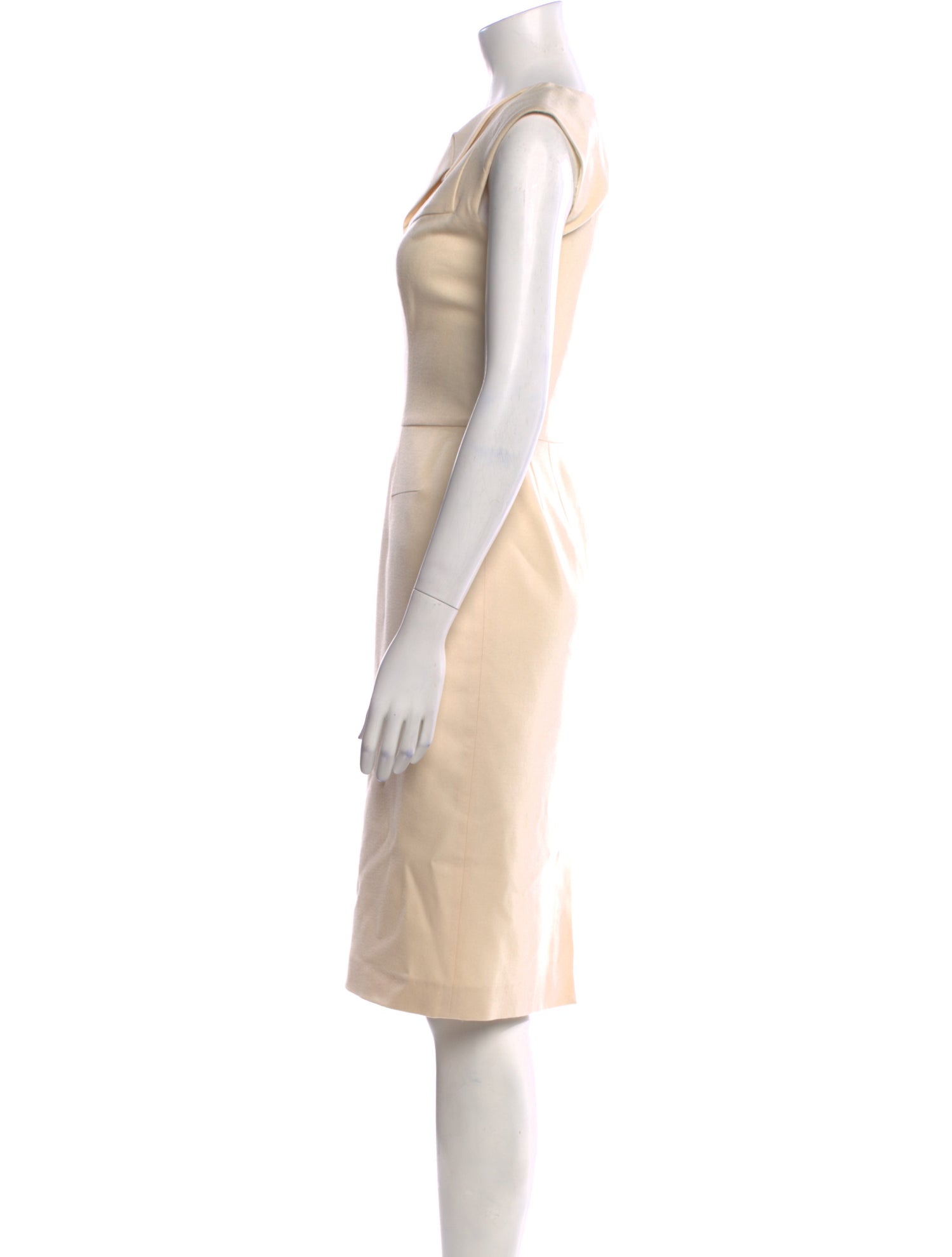 Bergdorf Goodman Wool Knee-Length Dress