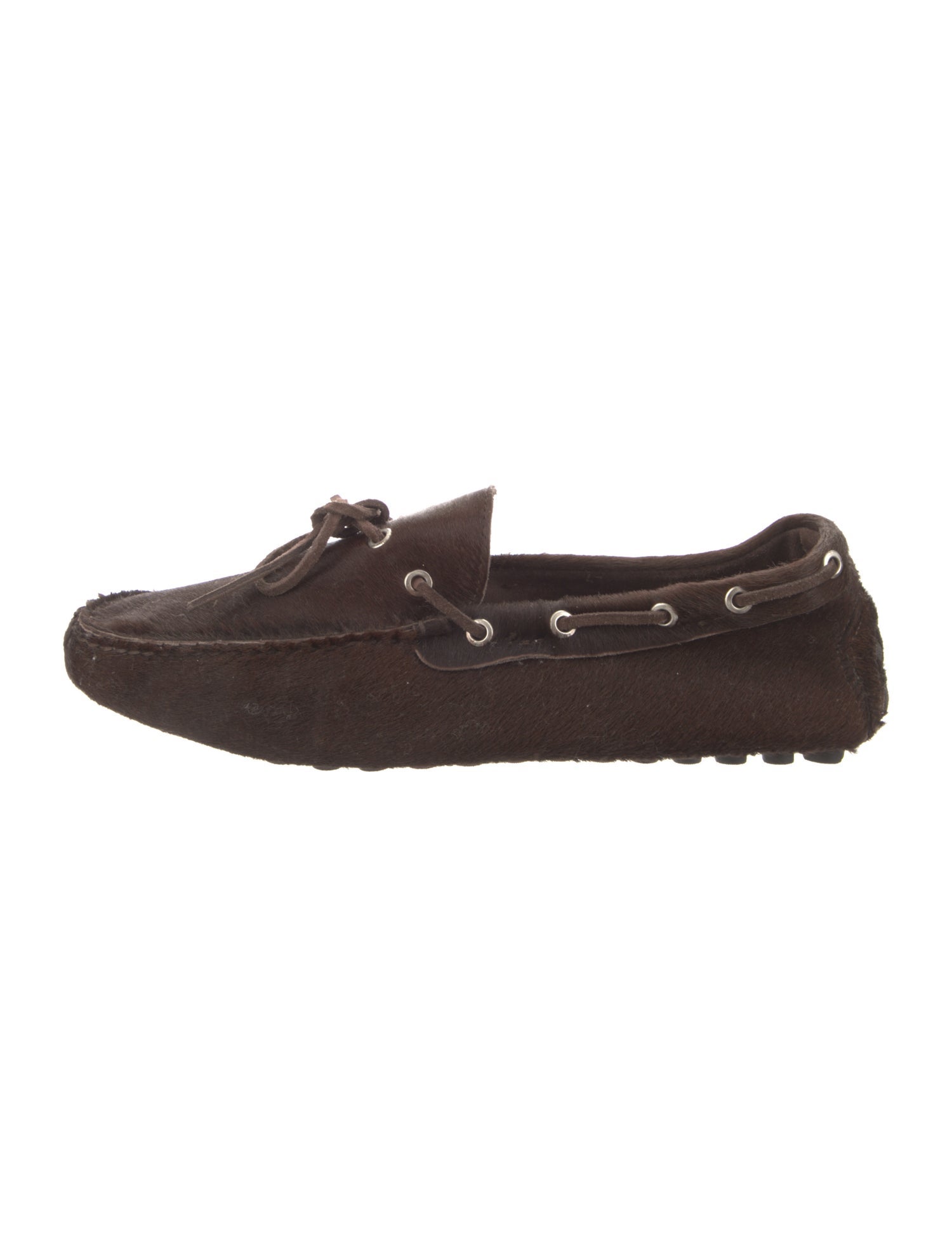 Bergdorf Goodman Calf Hair Moccasins