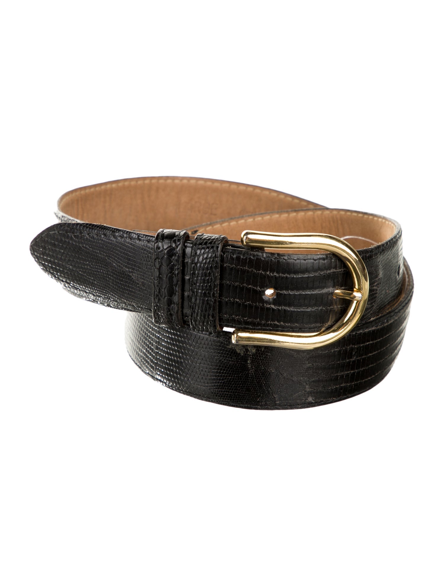 Bergdorf Goodman Skinny Leather Belt