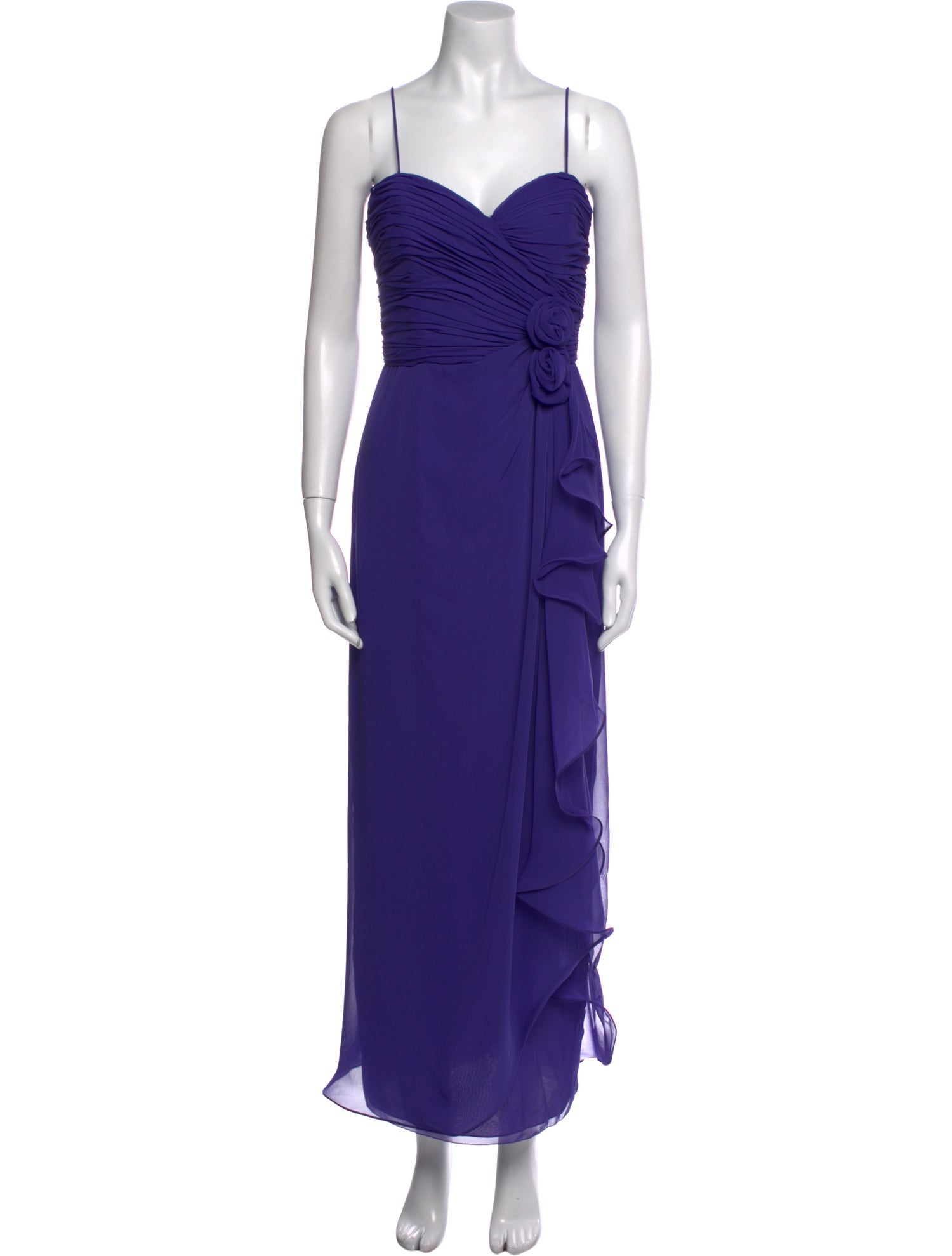 Bergdorf Goodman Square Neckline Long Dress