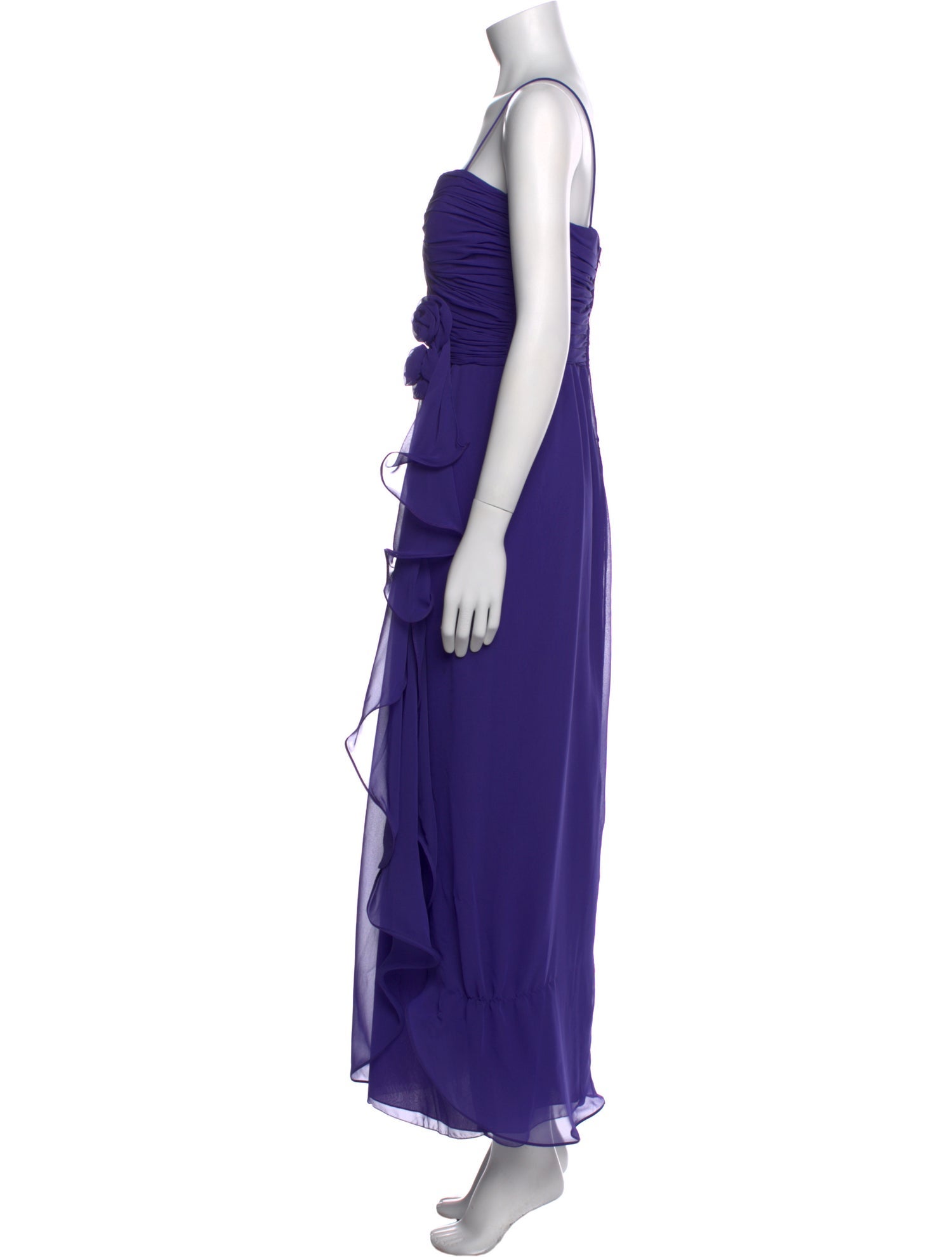 Bergdorf Goodman Square Neckline Long Dress