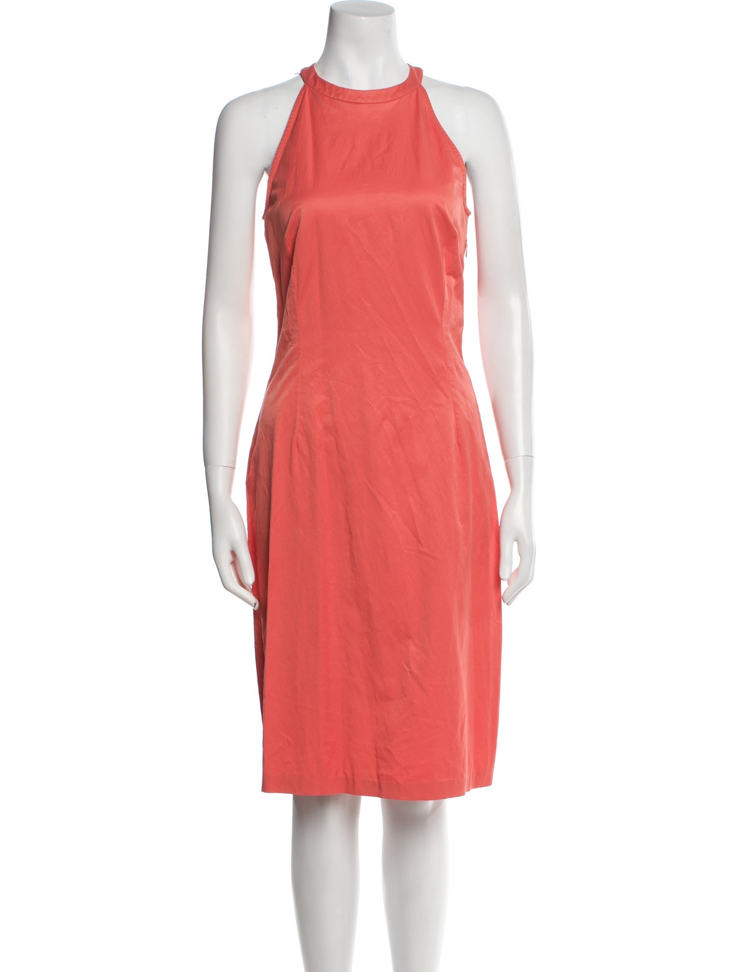 Bergdorf Goodman Crew Neck Midi Length Dress