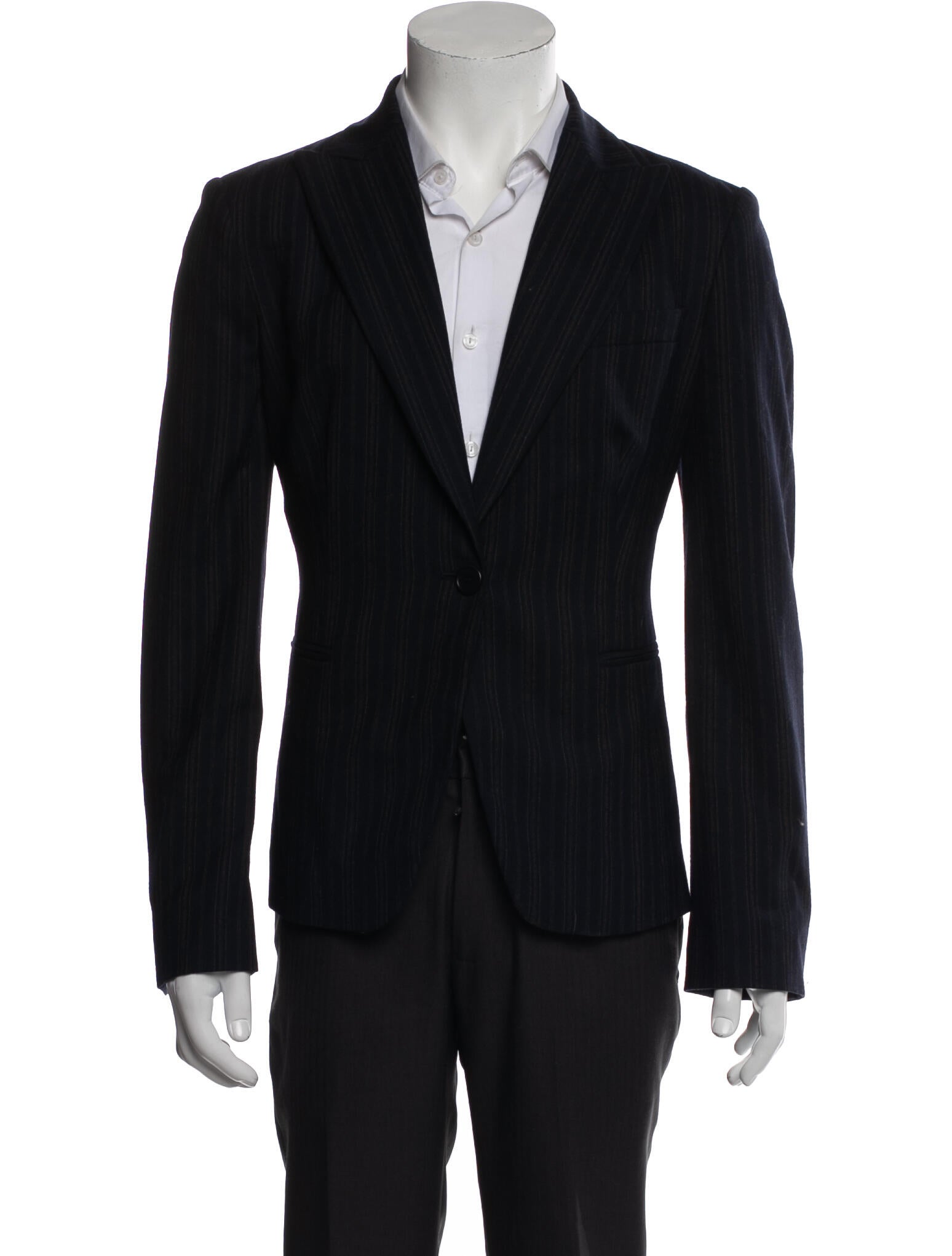 Bergdorf Goodman Striped Overcoat