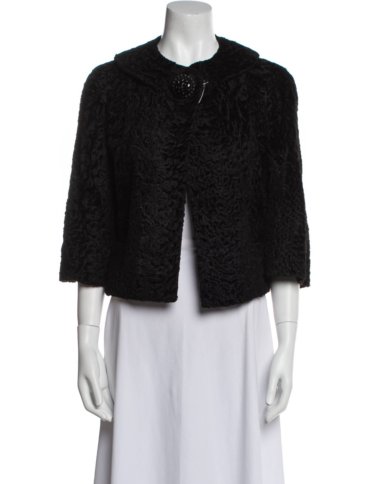 Bergdorf Goodman Tweed Pattern Jacket