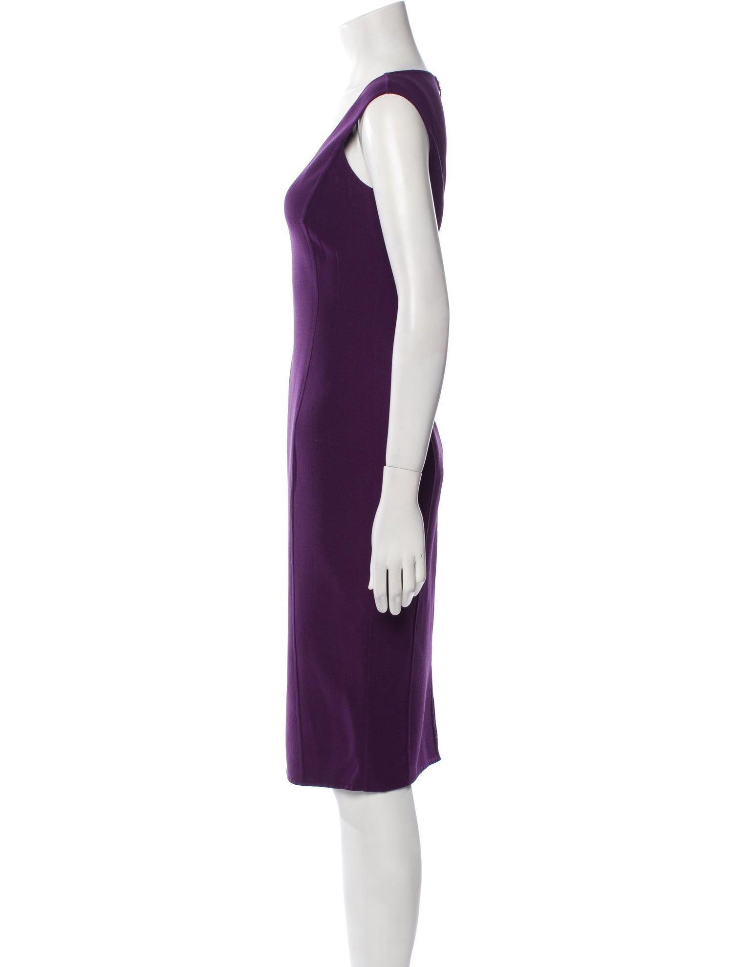 Bergdorf Goodman Scoop Neck Knee-Length Dress