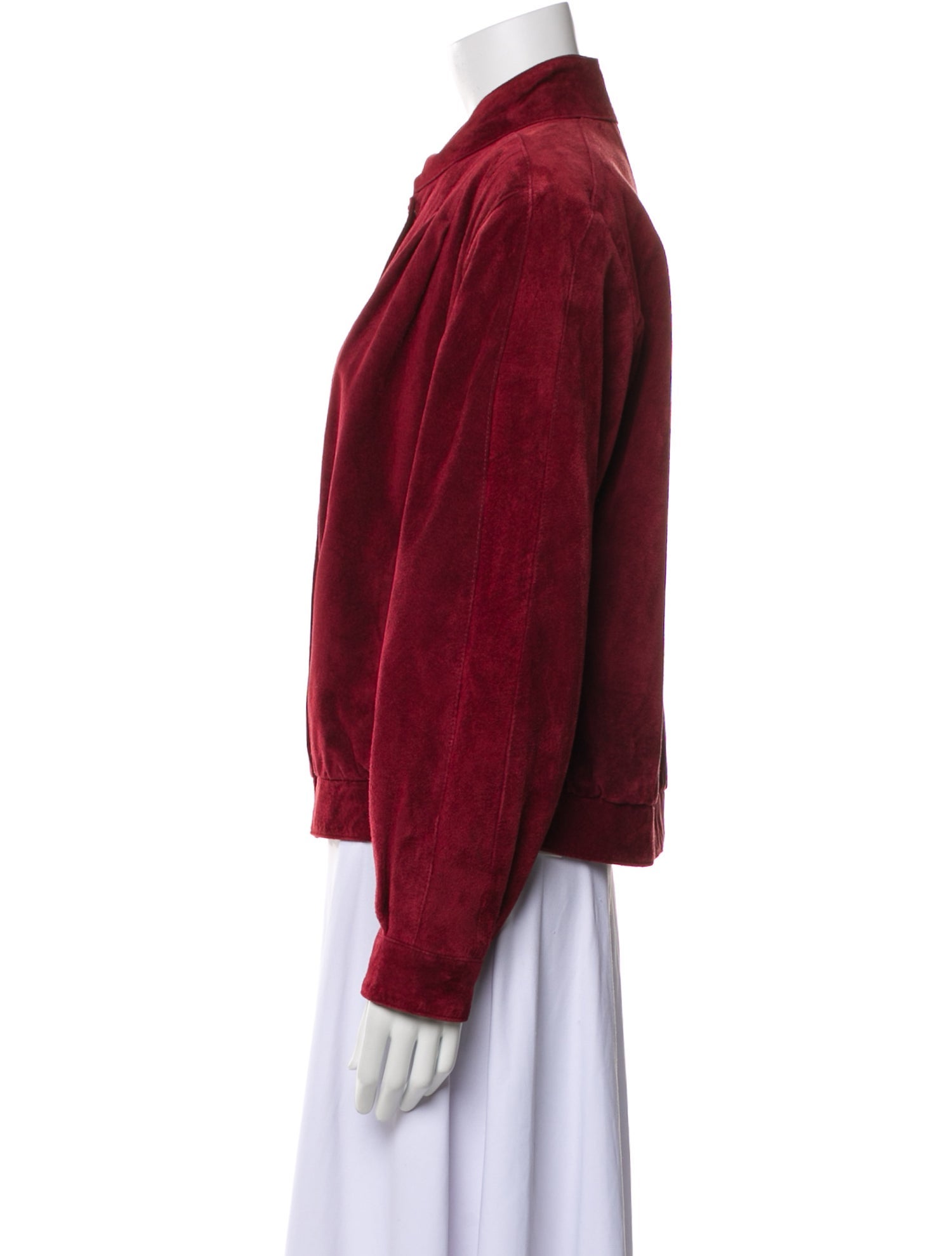 Bergdorf Goodman Leather Faux Fur Jacket