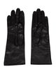 Bergdorf Goodman Solid Leather Gloves