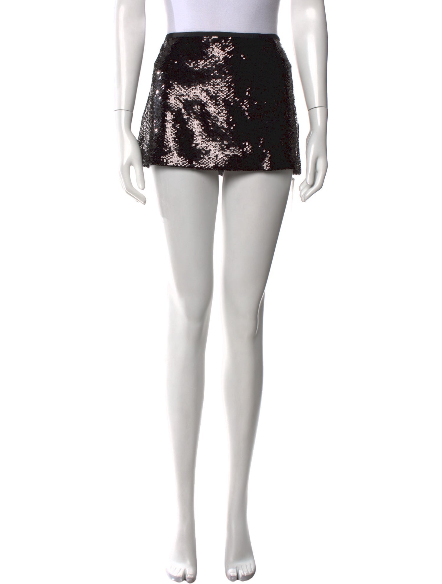Bergdorf Goodman Sequin Embellishments Mini Skirt
