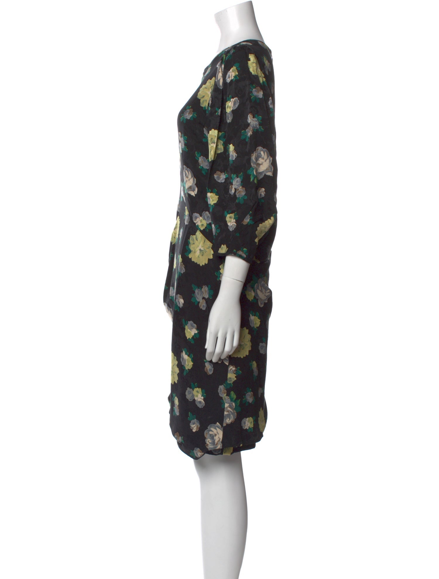 Bergdorf Goodman Silk Knee-Length Dress