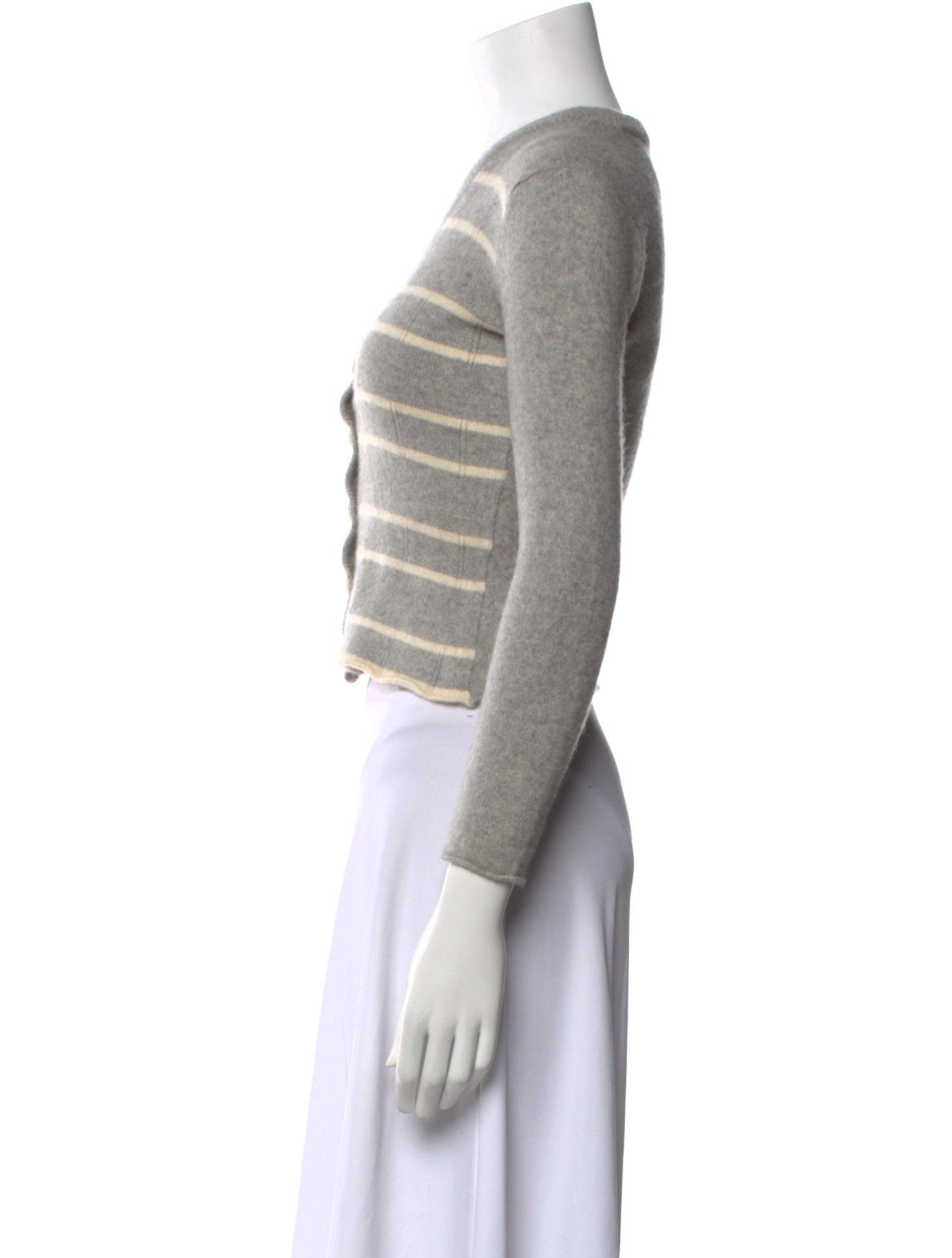 Bergdorf Goodman Wool Striped Sweater