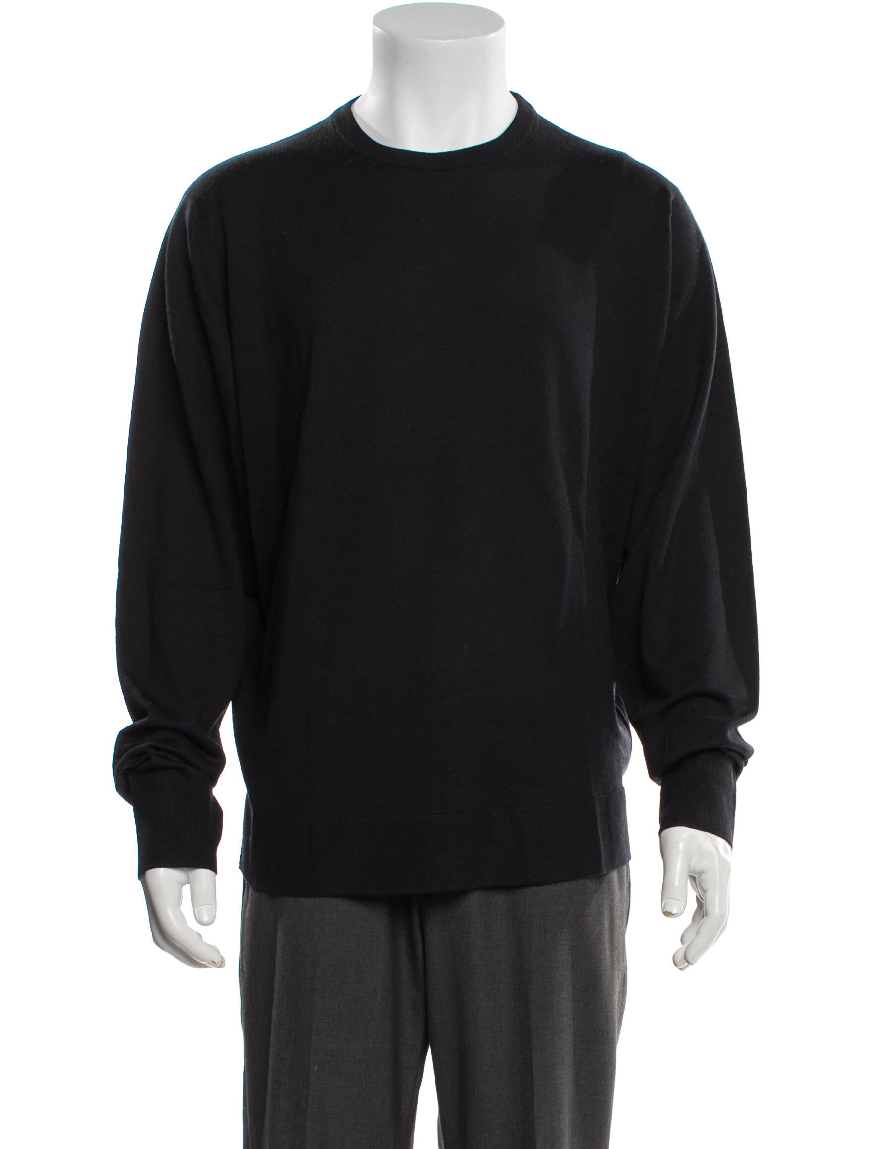 Bergdorf Goodman Wool Crew Neck Pullover