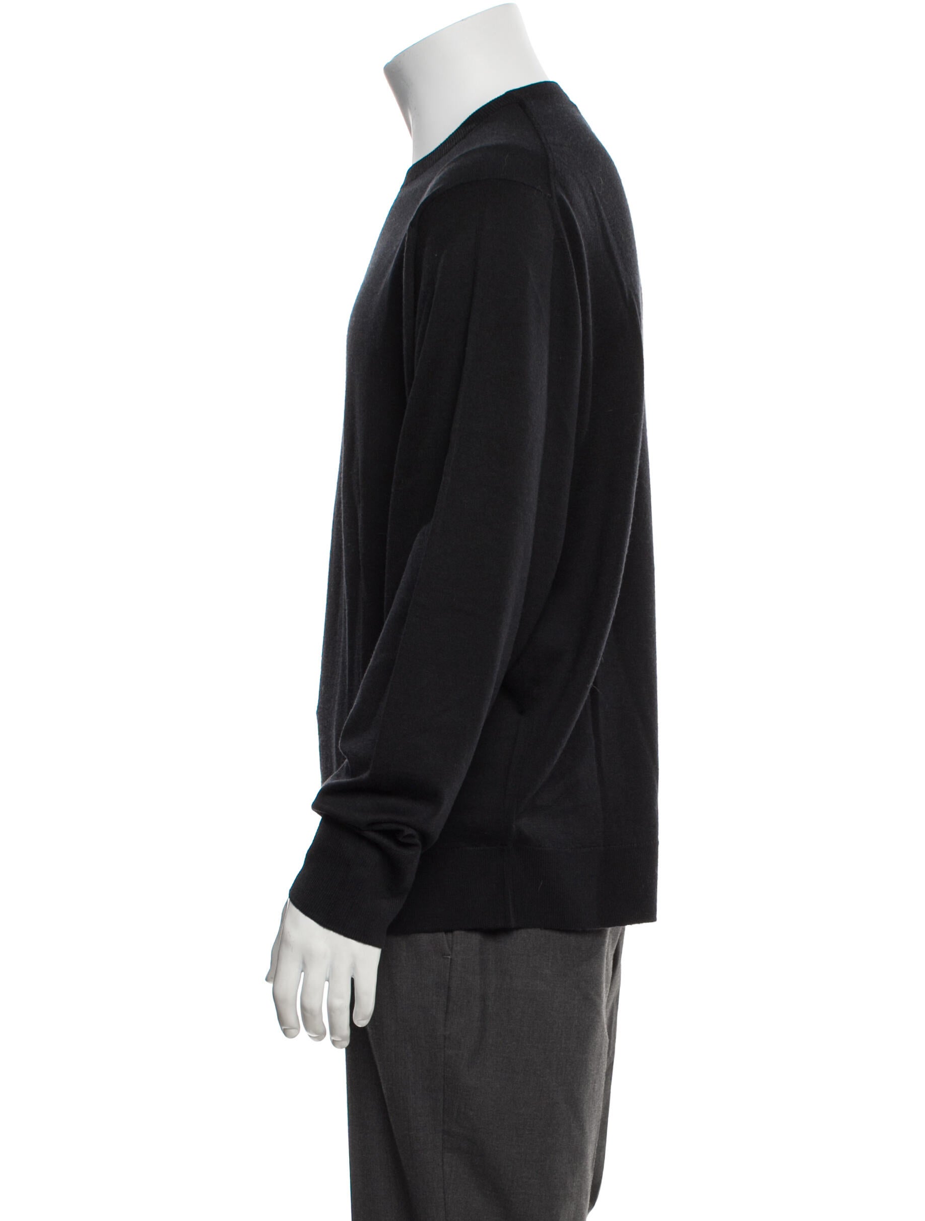 Bergdorf Goodman Wool Crew Neck Pullover