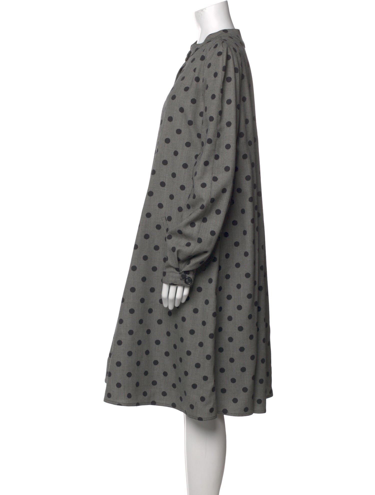 Bergdorf Goodman Wool Midi Length Dress