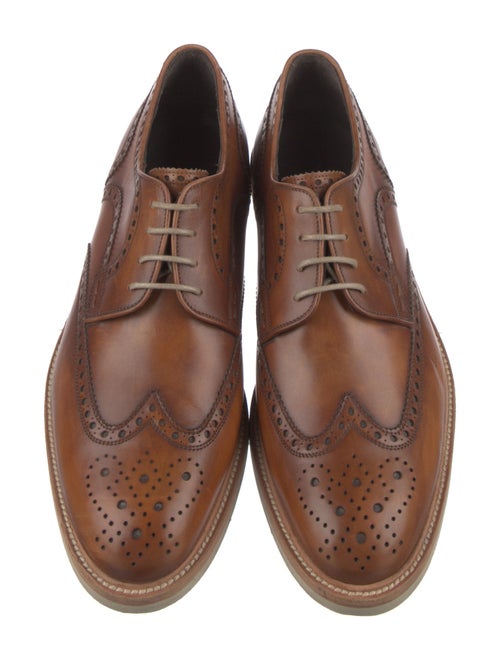 Bergdorf Goodman Leather Monk Straps